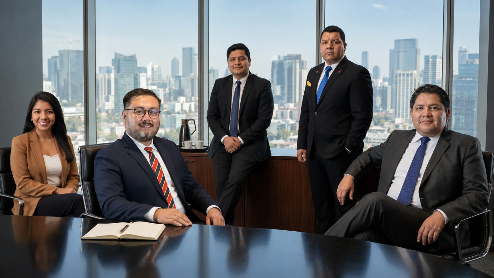 Equipo de RSS Consulting Group en la oficina de San Isidro, Lima